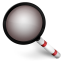 Magnifier Red Icon 64x64 png
